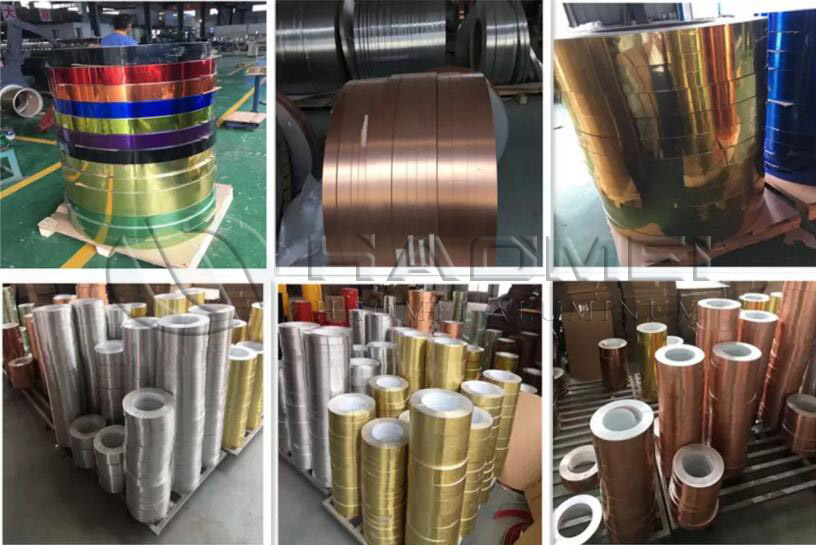 Color coated aluminum strip